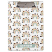 Rainbow Oerwoud Animals Pattern Klembord (Voorkant)