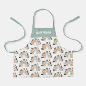 Rainbow Oerwoud Animals Pattern Schort (Voorkant)