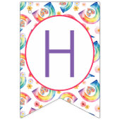 Rainbow of Fun Happy Birthday Party Banner (Tweede vlag)