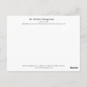 Rainbow of Hearts en Hope Celebration Briefkaart (Achterkant)