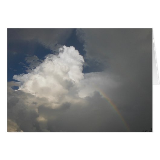 Rainbow of Hope ~ Blessings and Faith Kaart (Voorkant Horizontaal)