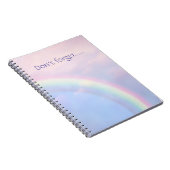 Rainbow of hope - pastel, notitieboek (Rechterzijde)