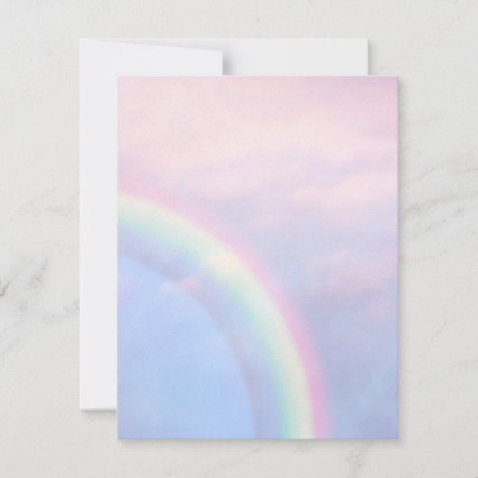 Rainbow of hope - pastel, notitiekaartje (Voorkant)