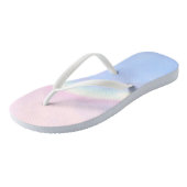 Rainbow of hope - pastel, teenslippers (Schuin)