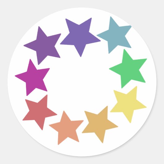 Rainbow of Stars Stickers (Voorkant)