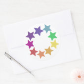 Rainbow of Stars Stickers (Envelop)