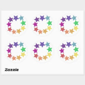 Rainbow of Stars Stickers (Vel)