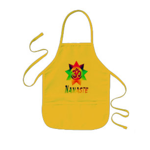 Rainbow Om Namaste Apron Kinder Schort