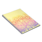 Rainbow Ombre Butterfly & Ladybugs Notitieboek (Rechterzijde)