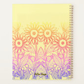 Rainbow Ombre Butterfly & Ladybugs Planner (Achterkant)
