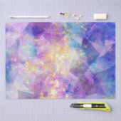 Rainbow Ombre en Gold Fire Opal Pattern Tissuepapier (Craft)