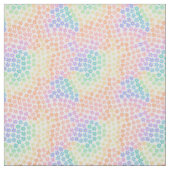 Rainbow Ombre Flowers Pattern Stof (Swatch)