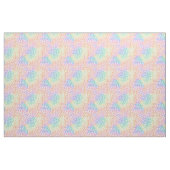Rainbow Ombre Flowers Pattern Stof (Fat Quarter)