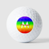 Rainbow Ombre Golfballen (Voorkant)