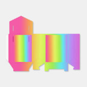 Rainbow Ombre Gradient Ballotins de fête d'anniver (Déplié)