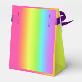 Rainbow Ombre Gradient Ballotins de fête d'anniver (Arrière)