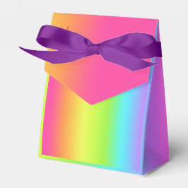 Rainbow Ombre Gradient Verjaardagsfeestje Favor Bo Bedankdoosjes