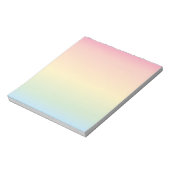 Rainbow Ombré-Notitieblok Notitieblok (Gedraaid)