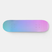 Rainbow Ombre Square Pixel Skateboard (Horizontaal)
