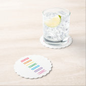 RAINBOW - Onderzetters voor rond papier (Insitu)