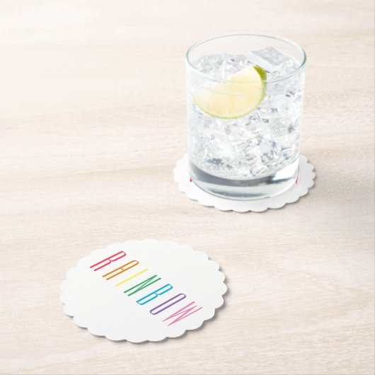RAINBOW - Onderzetters voor rond papier (Insitu)