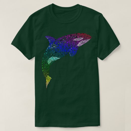 Rainbow Orca 1 T-shirt (Design voorkant)