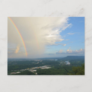 Rainbow Over Chattanooga, Tennessee Briefkaart