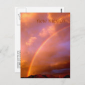 rainbow over de muntains briefkaart (Voorkant / Achterkant)