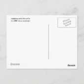 rainbow over de muntains briefkaart (Achterkant)