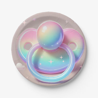Rainbow Pacifier Borden Papieren Bordje