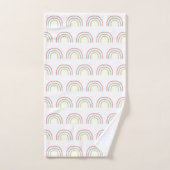 Rainbow Painbow Pattern Towel Set Bad Handdoek (Handdoek)