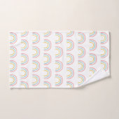 Rainbow Painbow Pattern Towel Set Bad Handdoek (Handdoek)