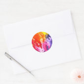 Rainbow Paint Envelope Seal Stickers (Envelop)