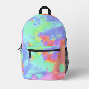 Rainbow Paint Splatter, effect Bedrukte Rugzak