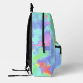 Rainbow Paint Splatter, effect Bedrukte Rugzak (Links)