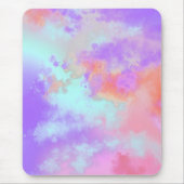 Rainbow Paint Splatter, effect Muismat (Voorkant)
