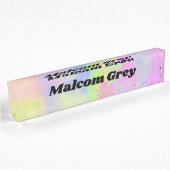 Rainbow Paint Splatter, effect Naambordje