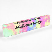 Rainbow Paint Splatter, effect Naambordje
