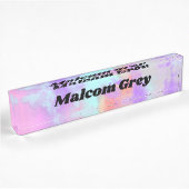 Rainbow Paint Splatter, effect Naambordje