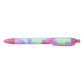 Rainbow Paint Splatter, effect Zwarte Inkt Pen (Bodem)