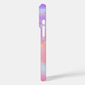 Rainbow Paint Splatter iPhone 16 Coque (Verso / Gauche)