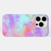 Rainbow Paint Splatter iPhone 16 Coque (Verso (horizontal))