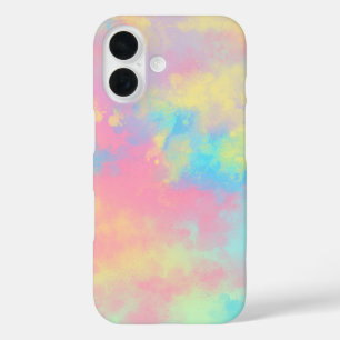 Rainbow Paint Splatter iPhone 16 Coque