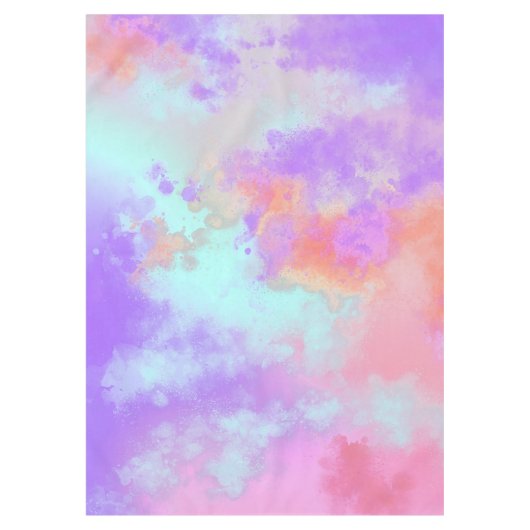 Rainbow Paint Splatter tafelkleed (Voorkant)