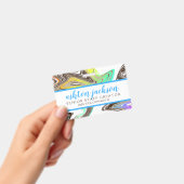 rainbow paint strokies COMPANY ID BADGE (Manuel / portable)