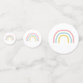 Rainbow Painting Party Confetti (Derrière)
