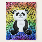 Rainbow Panda Planner (Achterkant)