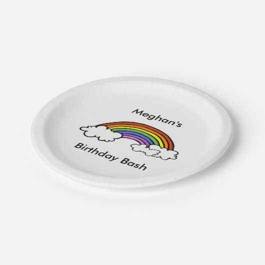 Rainbow Paper Bord (Gekanteld)
