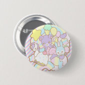 Rainbow Parade Pin Ronde Button 5,7 Cm (Voorkant /achterkant)