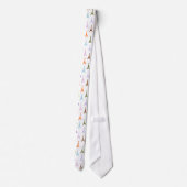 Rainbow Paris Eiffeltoren patroon Stropdas (Achterkant)
